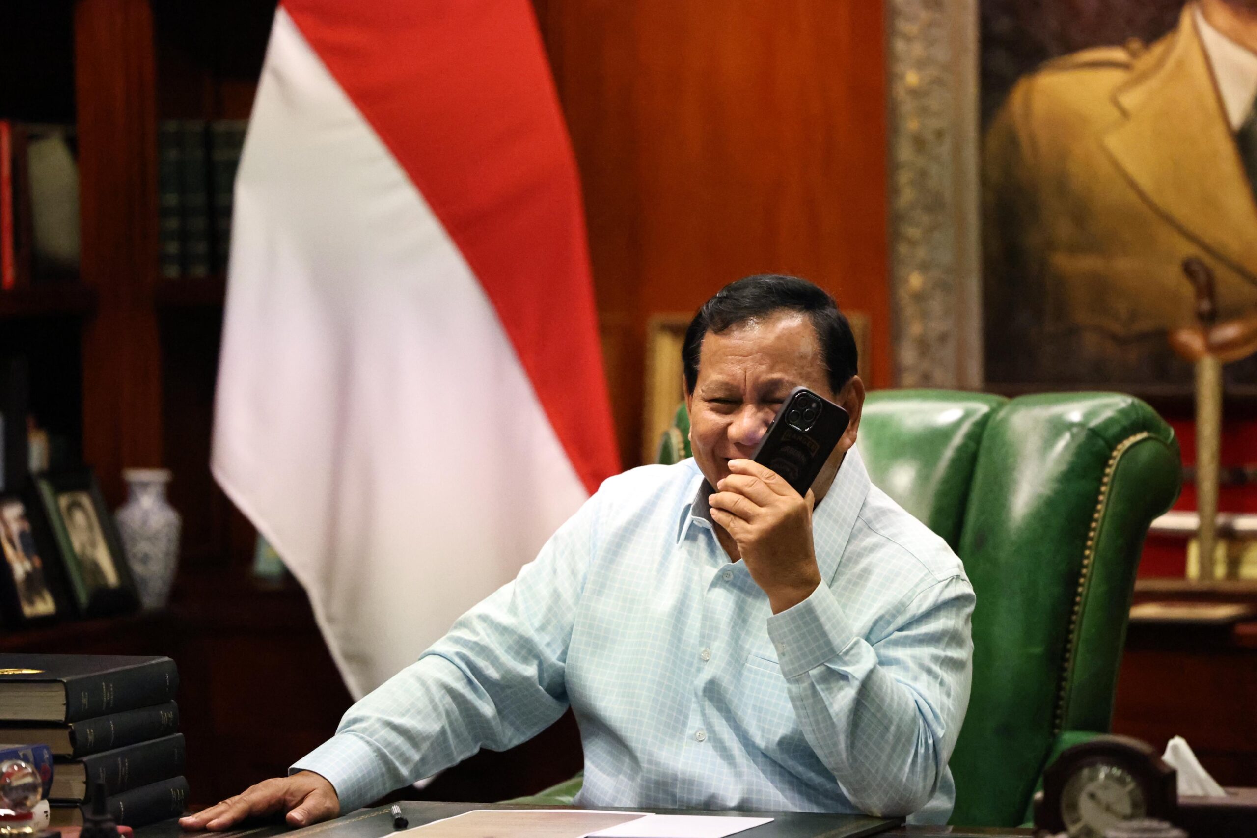 Prabowo ucapkan idulfitri