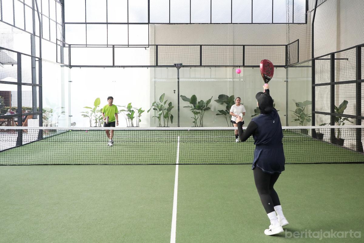 ledakan di lapangan padel