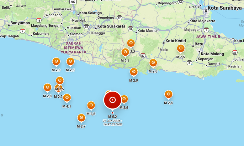 gempa di pacitan