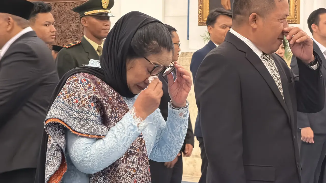 nanik bgn nangis dilantik Prabowo